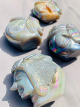 Load image into Gallery viewer, Aura Agate Druzy Native American Carving - Dragon Mama Crystals 