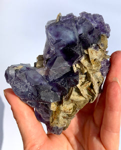 Fluorite + Muscovite Mica Raw - Dragon Mama Crystals 