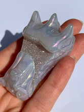 Load image into Gallery viewer, Rainbow Aura Agate Baby Dragon - Dragon Mama Crystals 