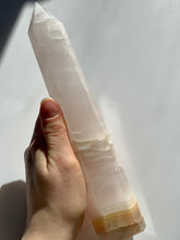Load image into Gallery viewer, Pink Calcite Tower Large - Dragon Mama Crystals 