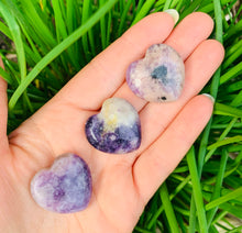 Load image into Gallery viewer, Lepidolite Mini Hearts - Dragon Mama Crystals 