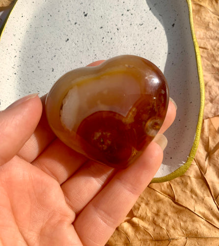 Carnelian Heart - Dragon Mama Crystals 
