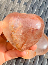 Load image into Gallery viewer, Fire Quartz Hematoid Hearts - Dragon Mama Crystals 