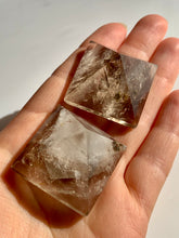 Load image into Gallery viewer, Lodolite Smokey Quartz Baby Pyramids - Dragon Mama Crystals 