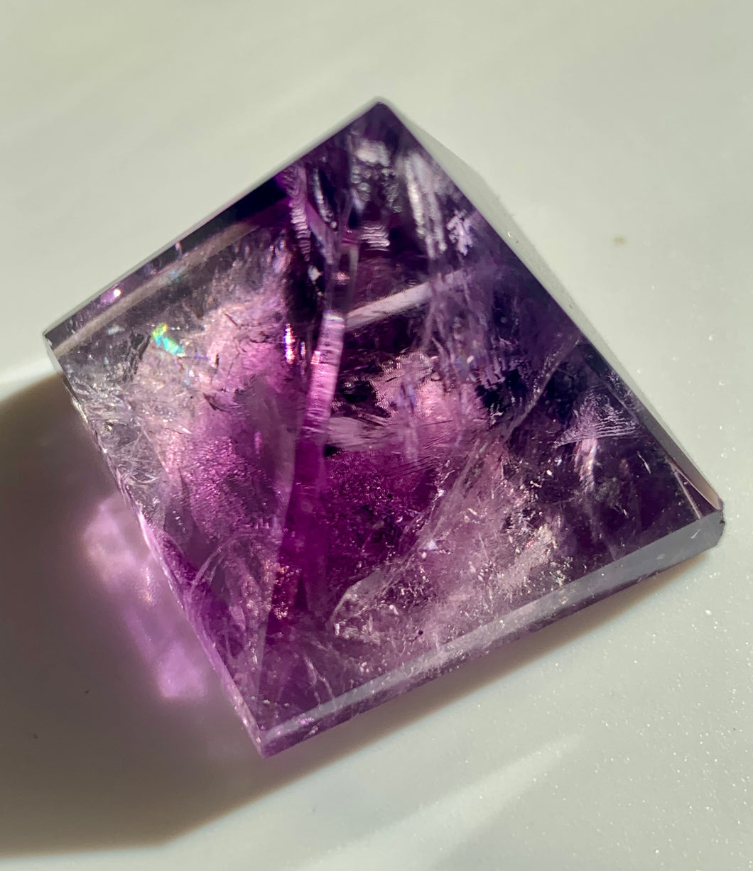 Baby Amethyst Pyramids - Dragon Mama Crystals 