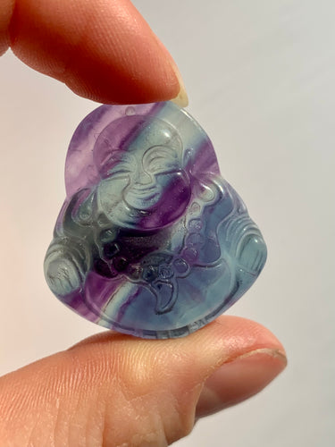 Fluorite Buddha - Dragon Mama Crystals 