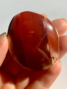 Carnelian PalmStone - Dragon Mama Crystals 