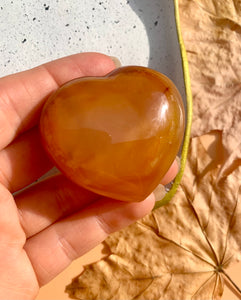 Carnelian Heart - Dragon Mama Crystals 