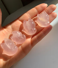 Load image into Gallery viewer, Star Gem Rose Quartz Fox’s - Dragon Mama Crystals 