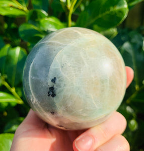 Green Moonstone (Garnerite) - Dragon Mama Crystals 