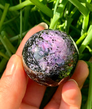 Load image into Gallery viewer, Extremely Rare Charoite Sphere with Rainbow A Grade Russia - Dragon Mama Crystals 