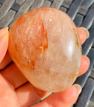 Load image into Gallery viewer, Fire Quartz Hematoid Palm Stones - Dragon Mama Crystals 