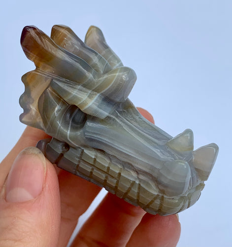Lace Agate | Fire + Air Baby Dragon - Dragon Mama Crystals 