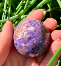 Load image into Gallery viewer, Rare Charoite Sphere High Grade Russia - Dragon Mama Crystals 