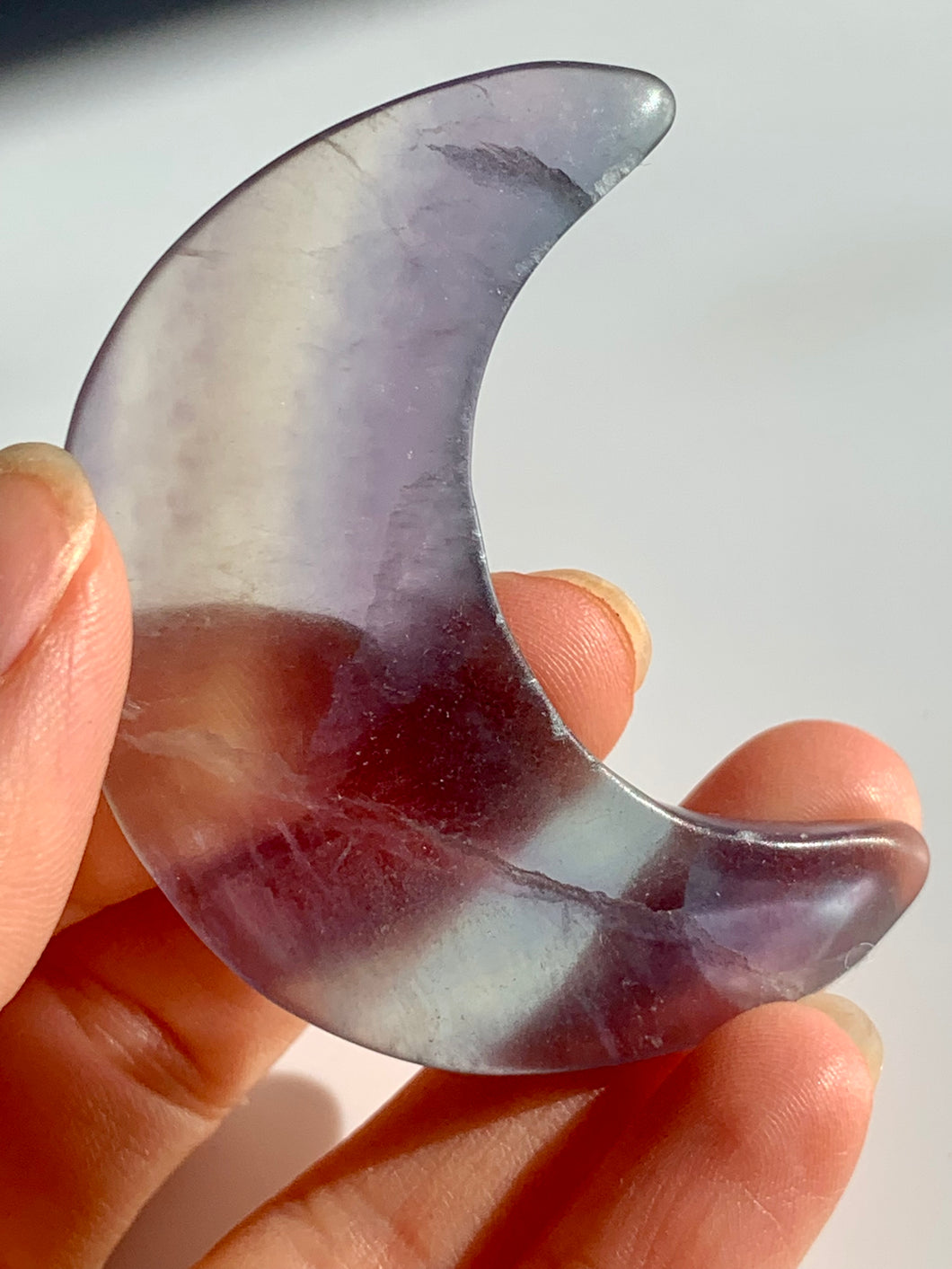 Fluorite Moon - Dragon Mama Crystals 
