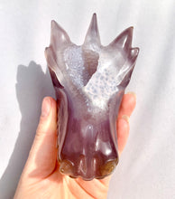 Load image into Gallery viewer, Agate Druzy | ‘Orion Time Traveller Alchemy’ Dragon - Dragon Mama Crystals 