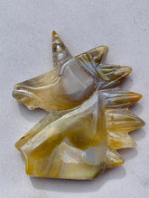 Load image into Gallery viewer, Yellow Carnelian Agate Unicorn - Dragon Mama Crystals 