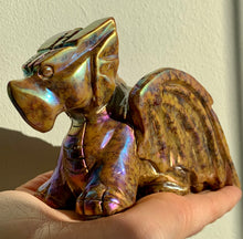 Load image into Gallery viewer, Aura Ocean Jasper | ‘Source Violet Ray’ Dragon - Dragon Mama Crystals 