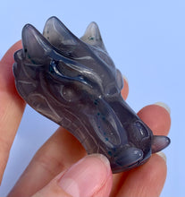 Load image into Gallery viewer, Warrior Black Agate Baby Dragon - Dragon Mama Crystals 