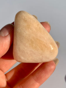 Peach Morganite Tumblestone Rare Large - Dragon Mama Crystals 