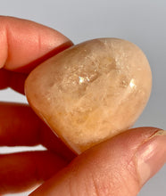 Load image into Gallery viewer, Peach Morganite With Rainbows Tumble Stone large - Dragon Mama Crystals 