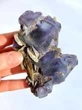 Load image into Gallery viewer, Fluorite + Muscovite Mica Raw - Dragon Mama Crystals 