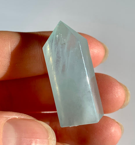 Aquamarine Mini Tower - Dragon Mama Crystals 