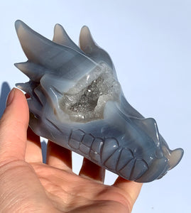 Agate Druzy Sirian Dragon - Dragon Mama Crystals 