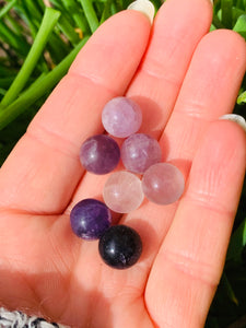 Fluorite Mini Spheres - Dragon Mama Crystals 