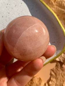 Morganite Sphere - Dragon Mama Crystals 