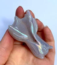Load image into Gallery viewer, Leader Rainbow Lyran Sky Agate Baby Dragon - Dragon Mama Crystals 