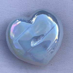 Aura Agate Heart - Dragon Mama Crystals 