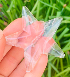 Clear Quartz Star - Dragon Mama Crystals 