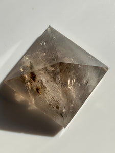Lodolite Smokey Quartz Baby Pyramids - Dragon Mama Crystals 