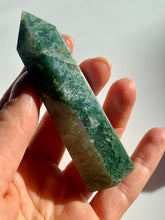 Load image into Gallery viewer, Moss Agate Tower - Dragon Mama Crystals 