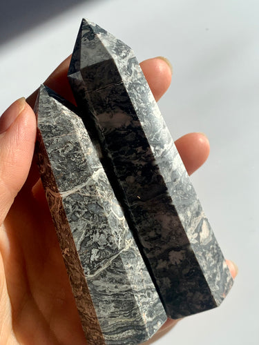Picasso Jasper Towers - Dragon Mama Crystals 