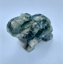 Load image into Gallery viewer, Moss Agate Elephant - Dragon Mama Crystals 