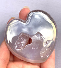 Load image into Gallery viewer, Aura Agate Heart - Dragon Mama Crystals 