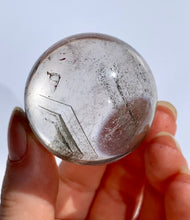 Load image into Gallery viewer, Lodolite Chlorite Phantom Sphere - Dragon Mama Crystals 