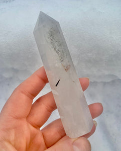 Tourmaline in Quartz - Dragon Mama Crystals 