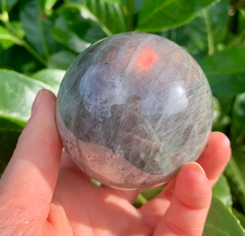 Labradorite Orange + Purple Flash High Grade - Dragon Mama Crystals 