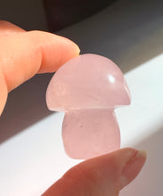 Load image into Gallery viewer, Star Rose Quartz Mushroom - Dragon Mama Crystals 