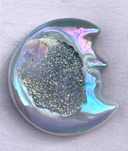 Load image into Gallery viewer, Aura Agate Moon Face - Dragon Mama Crystals 