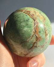 Load image into Gallery viewer, Green Opal Sphere - Dragon Mama Crystals 