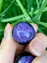 Load image into Gallery viewer, Rare Mini Charoite Spheres Russia - Dragon Mama Crystals 