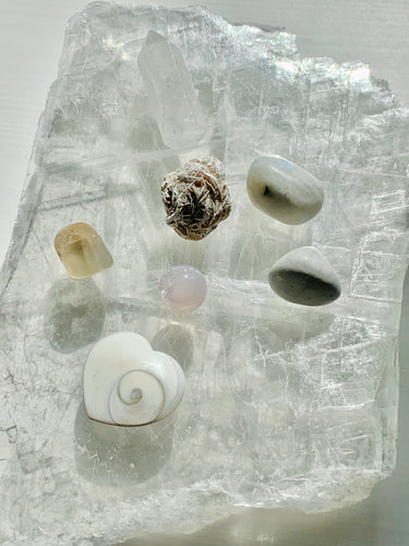 White Ray Crown Gift Set - Dragon Mama Crystals 