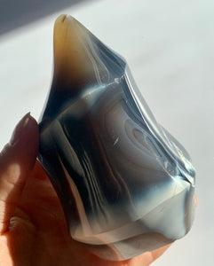 Orca Agate Flame - Dragon Mama Crystals 