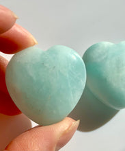 Load image into Gallery viewer, Aquamarine mini hearts | Intuitively chosen - Dragon Mama Crystals 