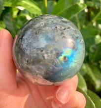 Load image into Gallery viewer, Labradorite Blue Flash High Grade - Planet earth - Orange, Blue, Yellow. 2 - Dragon Mama Crystals 