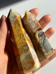 Crazy Lace Agate Towers - Dragon Mama Crystals 